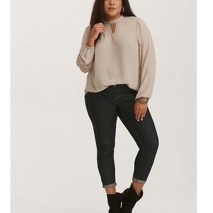 Torrid Tie Back Blouse